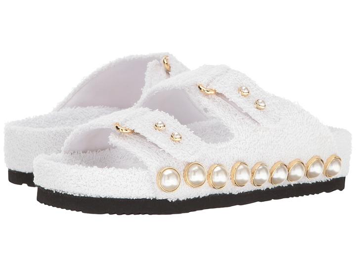 Suecomma Bonnie - Jewel Ornament Cotton Slide Sandal