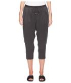 Eileen Fisher - Silk Charmeuse Slouchy Cropped Pant