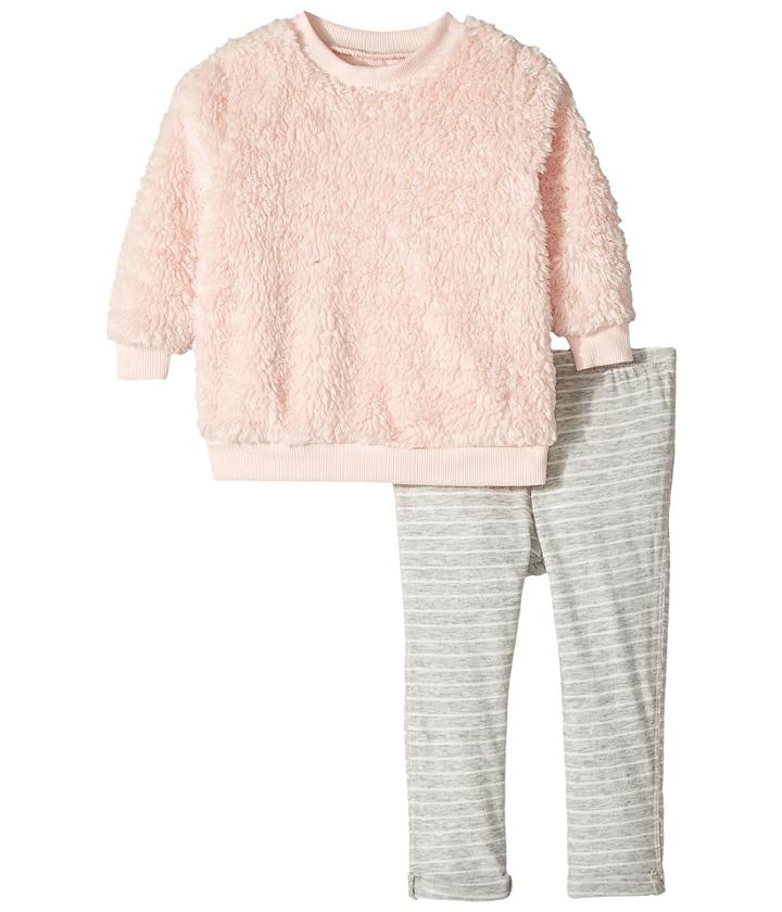 Splendid Littles - Sherpa Sweatshirt With Leggings Set