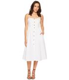 Free People - Perfect Peach Poplin Midi Dress