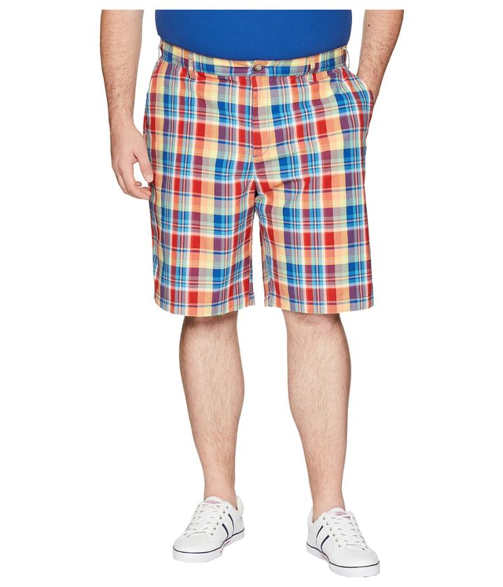 Nautica Big &amp; Tall - Big Tall Plaid Shorts