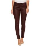 Ag Adriano Goldschmied - The Leggings Ankle In Leatherette Light Deep Currant