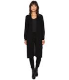 Vince Camuto - Long Sleeve Open Front Textured Long Cardigan