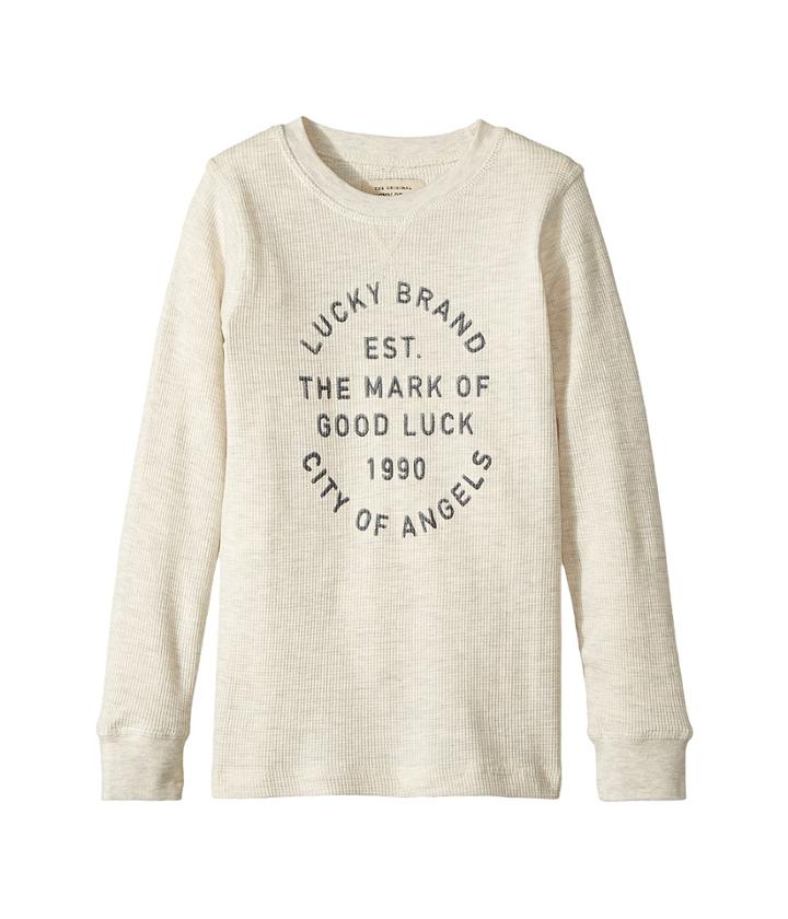 Lucky Brand Kids - Long Sleeve Graphic Thermal Tee