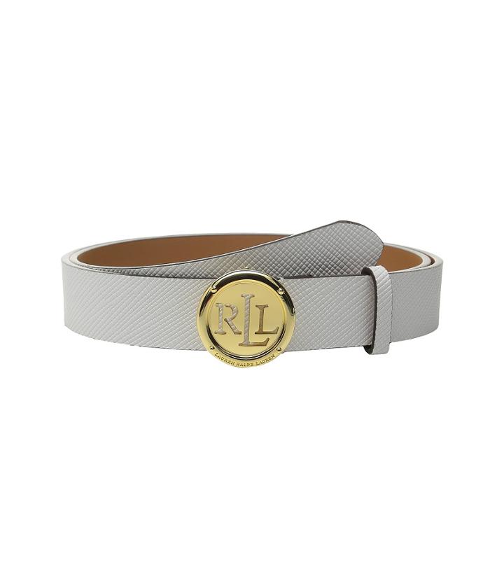 Lauren Ralph Lauren - Charleston 1 1/4 Saffiano W/ Roll Plaque