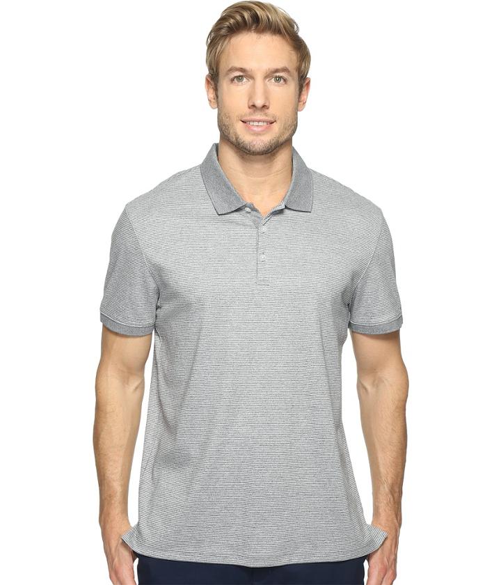 Calvin Klein - Feeder Stripe Liquid Cotton Polo