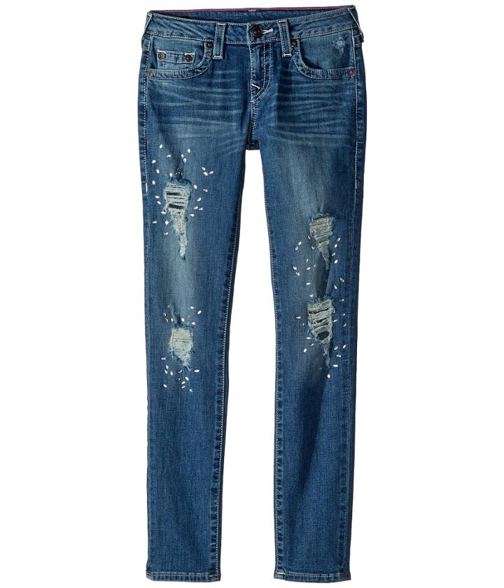 True Religion Kids - Casey Skinny Jeans In Diamond Blue