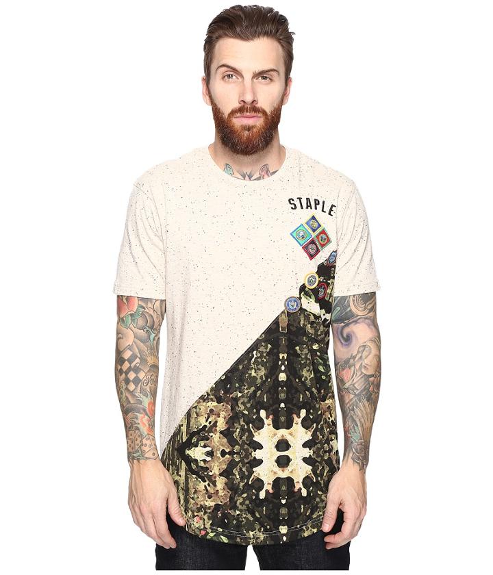 Staple - Forest Camo Split Tee