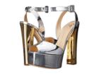 Giuseppe Zanotti - Metallic Chunky Heel Sandal