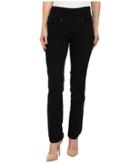 Jag Jeans Petite - Petite Peri Pull-on Straight In Black Void