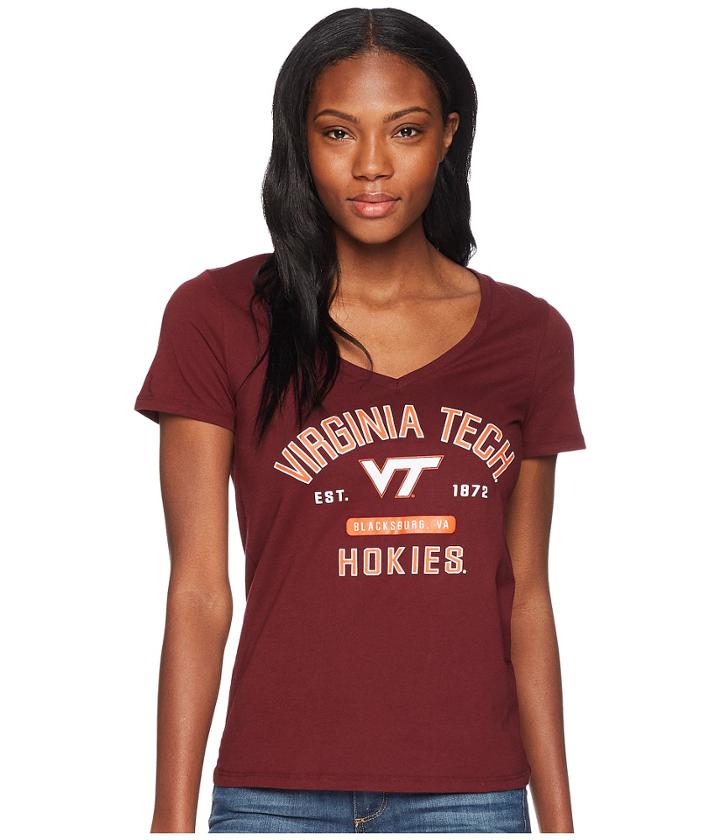 Champion College - Virginia Tech Hokies University V-neck Tee