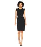 Calvin Klein - Belted Flutter Sleeve Sheath Dress Cd8c18mw