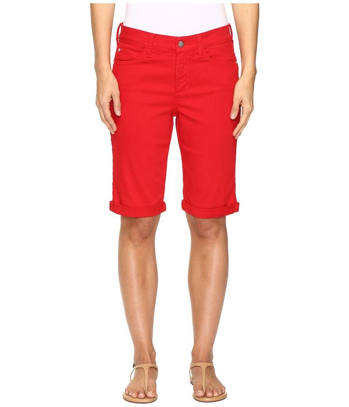 Nydj - Briella Roll Cuff Shorts In Sweet Strawberry