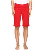 Nydj - Briella Roll Cuff Shorts In Sweet Strawberry
