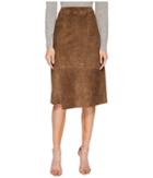 Vince - Suede Slit Skirt