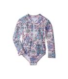 Seafolly Kids - Candy Pop Long Sleeve Ruffle Surf Tank One-piece
