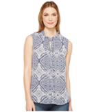 B Collection By Bobeau - Dahlia Printed Blouse