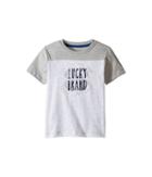 Lucky Brand Kids - Coastal Luck Short Sleeve Tee In Slub Heather Jersey