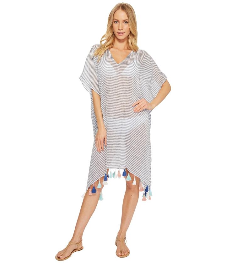 Seafolly - Bali Hai Linen Stripe Kaftan Cover-up