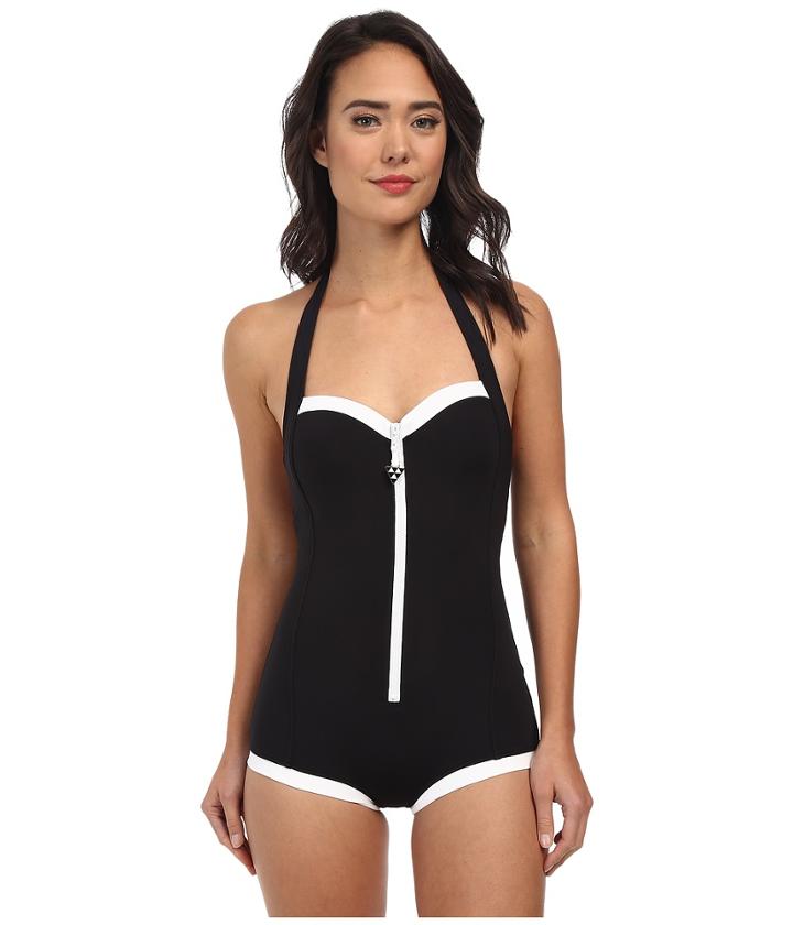 Seafolly Block Party Retro Maillot