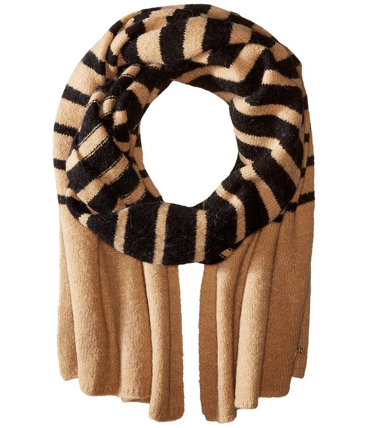 Lauren Ralph Lauren - Boiled Wool Stripe Blanket Scarf