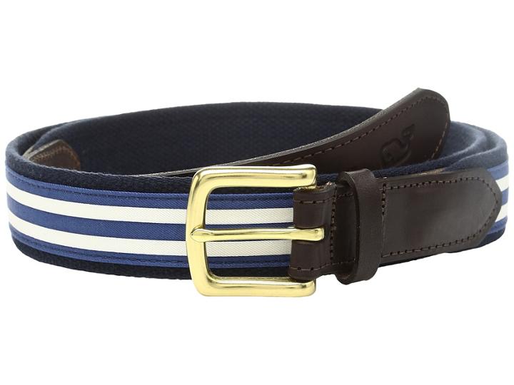 Vineyard Vines - Edgartown Stripe Canvas Club Belt