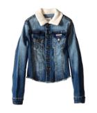 Hudson Kids - Krista Jacket Sherpa Collar Fray Hem