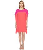 Tribal - Crepe Color Block Caftan Dress