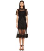 Sonia By Sonia Rykiel - Short Sleeve Plumetis Dress With Frills
