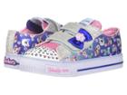 Skechers Kids - Twinkle Toes: Shuffles - Princess Paw 10918n Lights