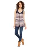 Roper - 1157 Printed Rayon Crepe Tank Top