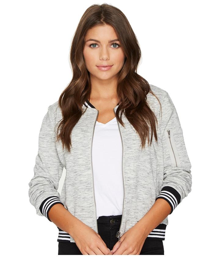 Jack By Bb Dakota - Codee Space Dyed French Terry Bomber