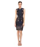 Yigal Azrou  L - Abstract Ganesha Print Scuba Dress