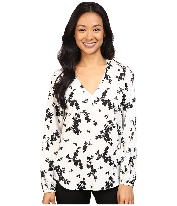 Ivanka Trump - Printed Floral Woven Top