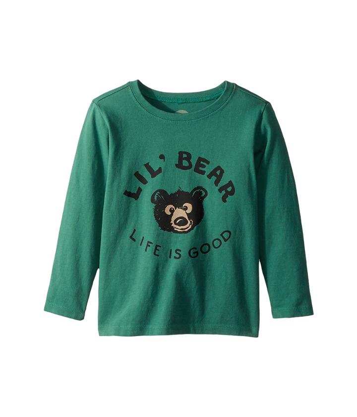 Life Is Good Kids - Lil Bear Long Sleeve Crusher Tee
