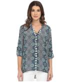 Tolani - Amy Button Up Top