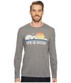 Life Is Good - Guitar Dog Life Is Good(r) Long Sleeve Cool Tee