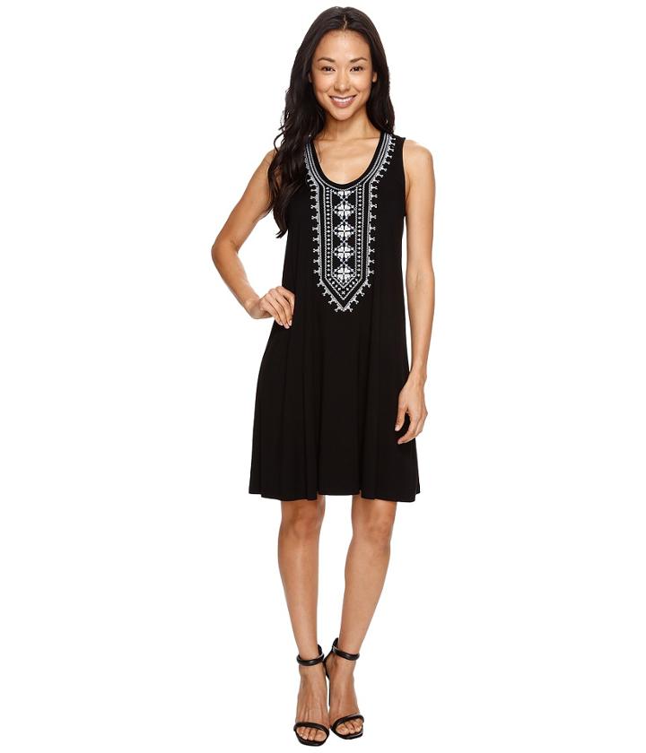 Karen Kane - Embroidered Sleeveless Dress