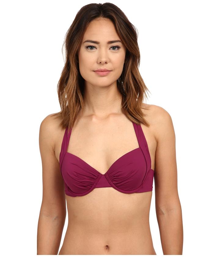 Tommy Bahama - Pearl Solids Halter Underwire Molded Bra