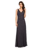 Adrianna Papell - Sleeveless Beaded Gown
