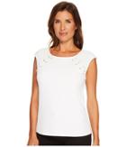 Calvin Klein - Sleeveless Top With Lacing