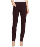 Fdj French Dressing Jeans - D-lux Denim Pull-on Slim Jeggings In Aubergine