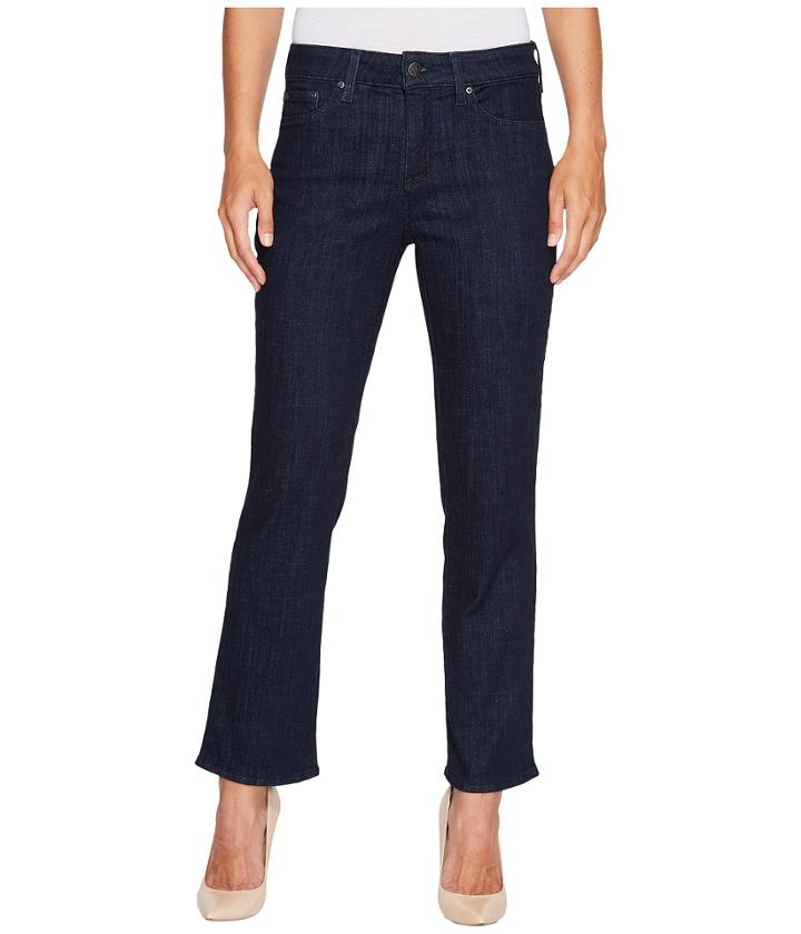 Nydj - Marilyn Straight Ankle Jeans In Crosshatch Denim In Rambard