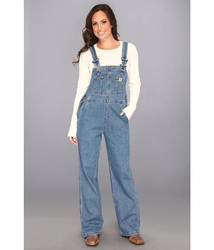 Carhartt Denim Bib Overall Unlined