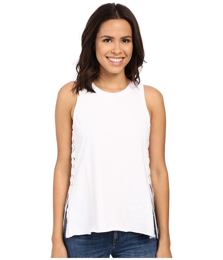 Blank Nyc - Tank Top With Lace-up Detail