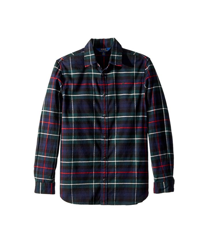 Polo Ralph Lauren Kids - Tartan Cotton Flannel Shirt