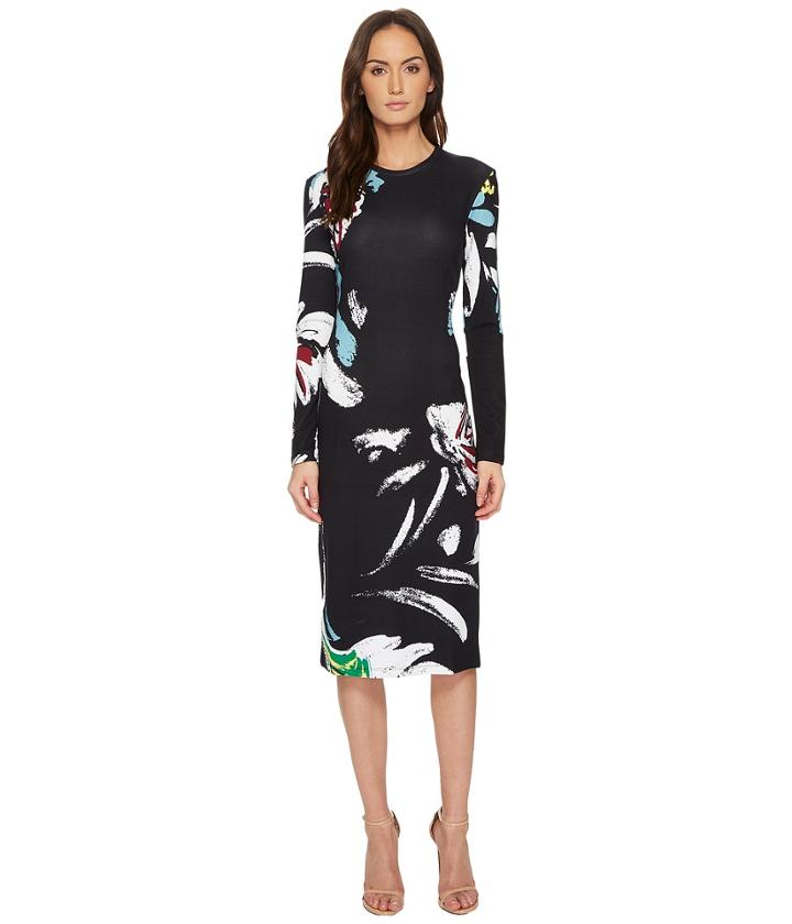 Prabal Gurung - Printed Viscose Long Sleeve Dress