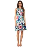 Donna Morgan - Sleeveless Printed Twill Fit And Flare