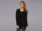 Dknyc - L/s Deep Scoop Neck Pullover W/ Sequins
