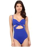 Jets By Jessika Allen - Jetset Wrap Underwire Plunge One-piece Swimsuit